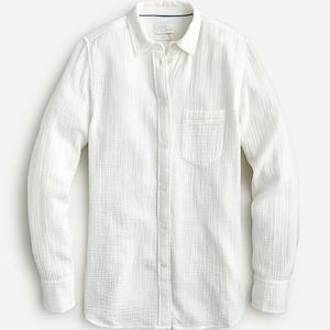 Jcrew Classic-fit double-gauze shirt